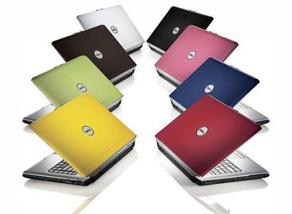 Nuovi computer portatili Dell linea Inspiron: leggeri, colorati, con memory card flash e sistema impronte digitali