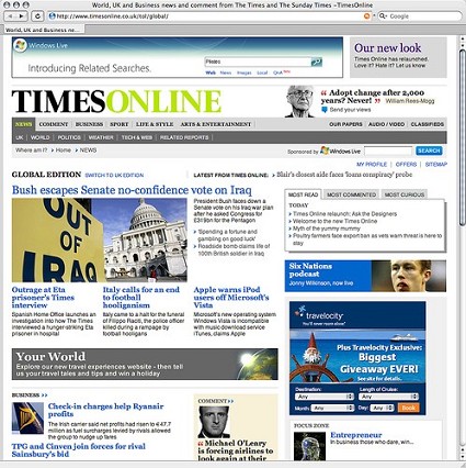 News online: per accedere alle notizie del Times bisogner? pagare. Abbonamenti e novit?