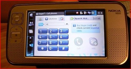 Cellulari Nokia con Skype: N800 supporter?á il VoIP, ma probabilmente anche il Nokia N95, N80i e E61i