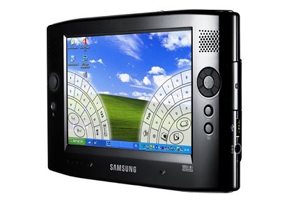 UMPC Q1B Samsung, nuovo Ultra Mobile PC con: TV digitale, Palmare-Tablet PC con Windows e supporto tutti programmi, GPS, VoIP. Sempre connesso a Internet con HDSPA. Un gioiello.