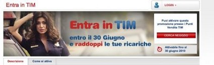 Entra in Tim e Raddoppi le Ricariche: la nuova promozione Tim per i clienti che decidono di passare all?operatore. Costi e piani