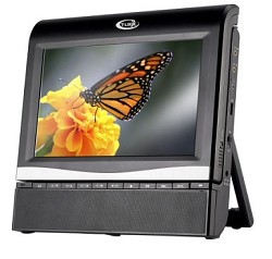 Lettore DVD-DivX portatile con TV e digitale terrestre integrato. Schermo LCD e ottimo sonoro: T-Logic E-Video DVDP7.